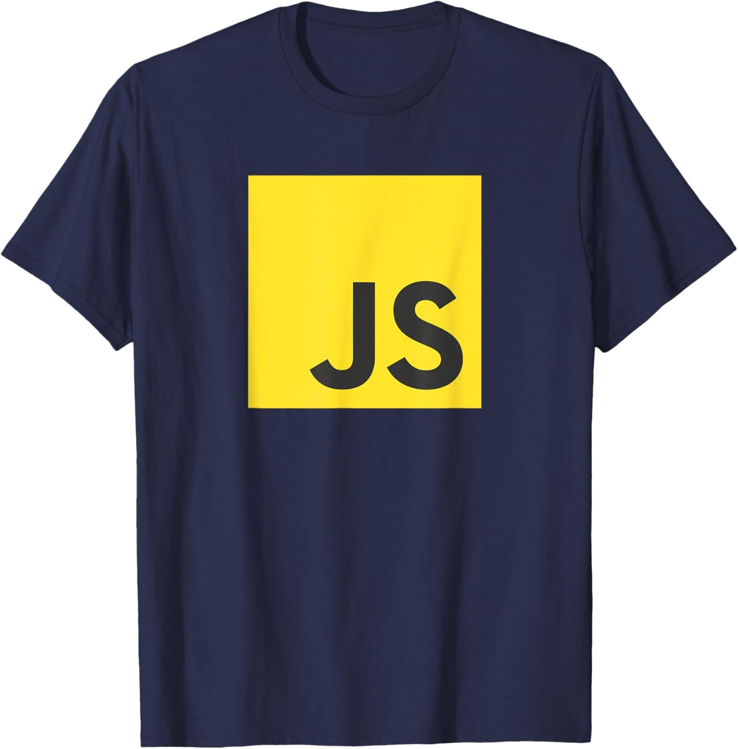 JavaScript JS React AngularJS Vue.js Node.js Programmer Geek T-Shirt - T-Shirt | Navy