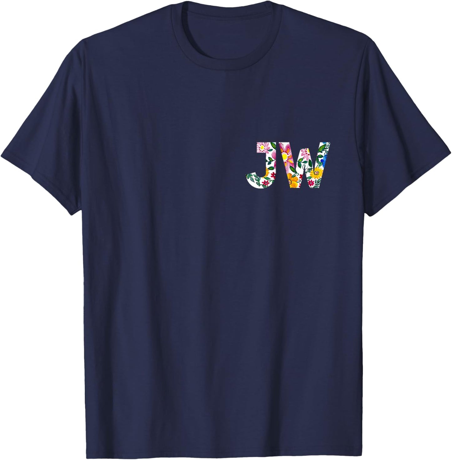 JW - Jehovah's Witness - -Adults - Black - Small - Short Sleeve - Modern Classic Fit Lightweight - Religious Graphics T-Shirt - T-Shirt | Navy