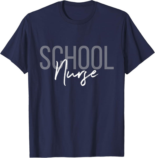 School Nurse Back to School T-Shirt - T-Shirt | Navy