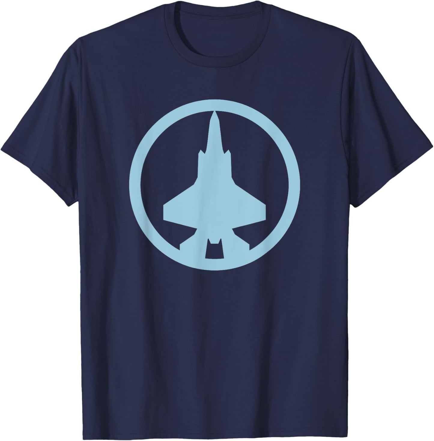 F-35 Lightning II (Blue) Air Force Military Jet T-Shirt - T-Shirt | Navy
