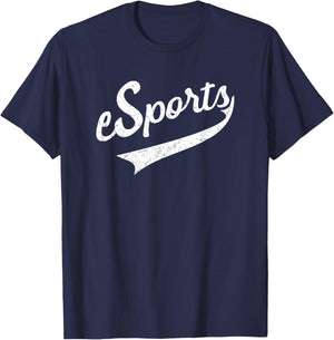 eSports Team Retro Video Game T-Shirt - T-Shirt | Navy