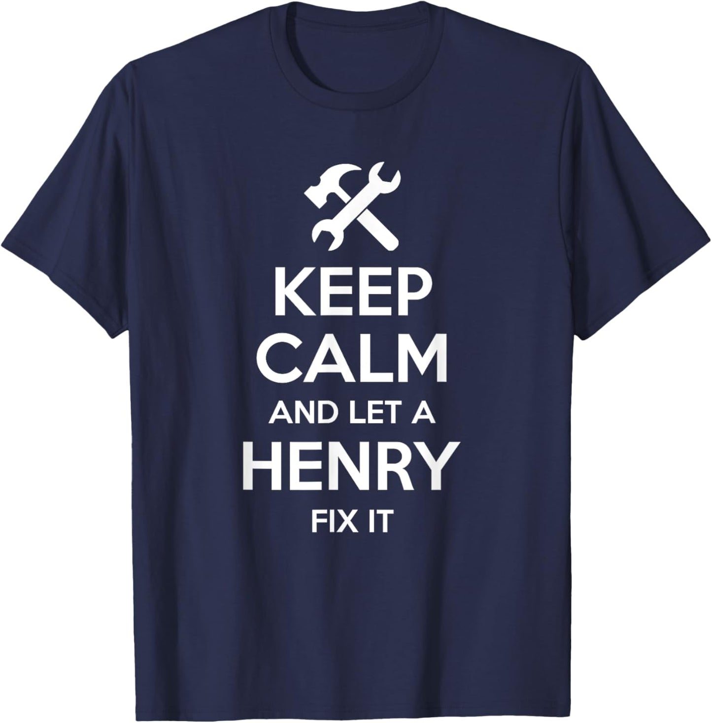 HENRY Funny Surname Birthday Family Tree Reunion Gift T-Shirt - T-Shirt | Navy