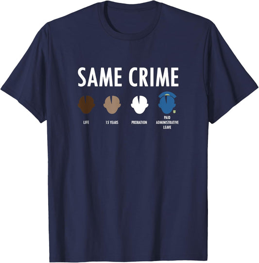 Same Crime More Time T-Shirt - T-Shirt | Navy