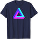 Sacred Geometry Shirt - Geometric Penrose Triangle T Shirt T-Shirt - T-Shirt | Navy