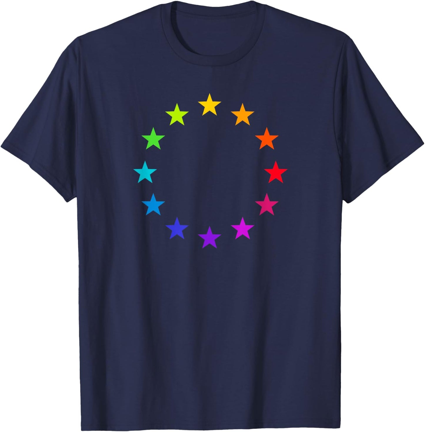 Europe symbol logo sign stars EU European Union flag banner T-Shirt - T-Shirt | Navy