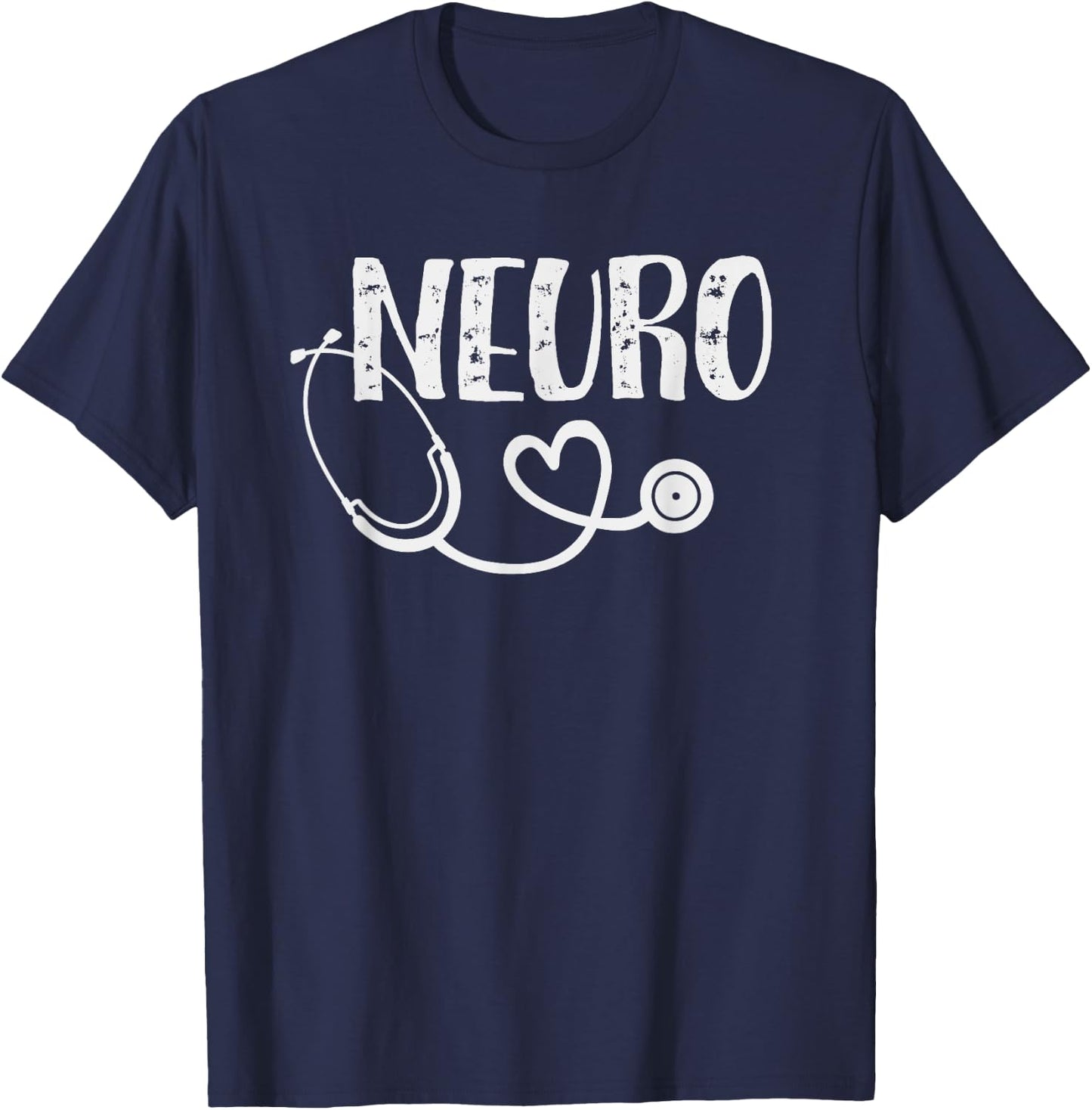 Cute Neuro Medical - Neurology Medical Staff Shirt T-Shirt - T-Shirt | Navy
