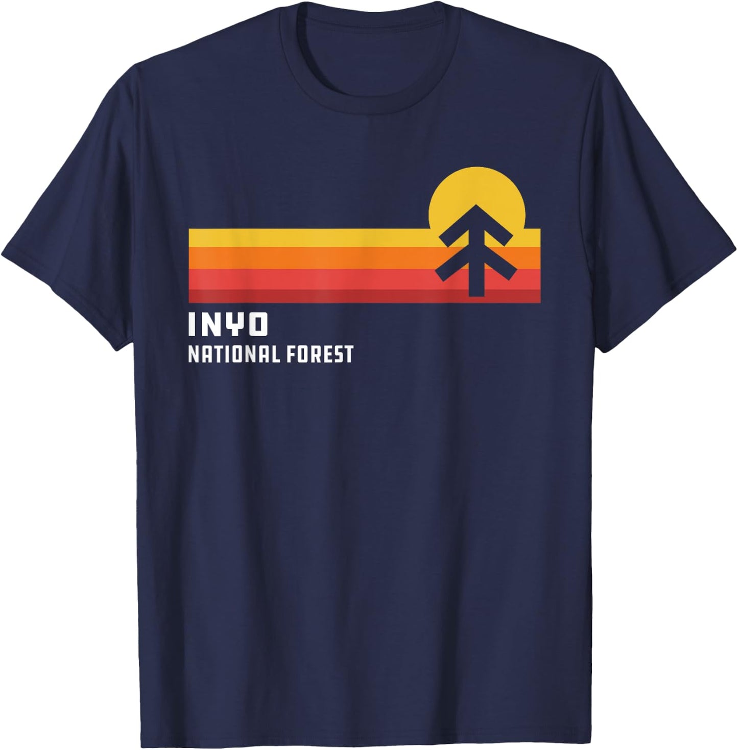 Inyo National Forest Bishop California T-Shirt - T-Shirt | Navy