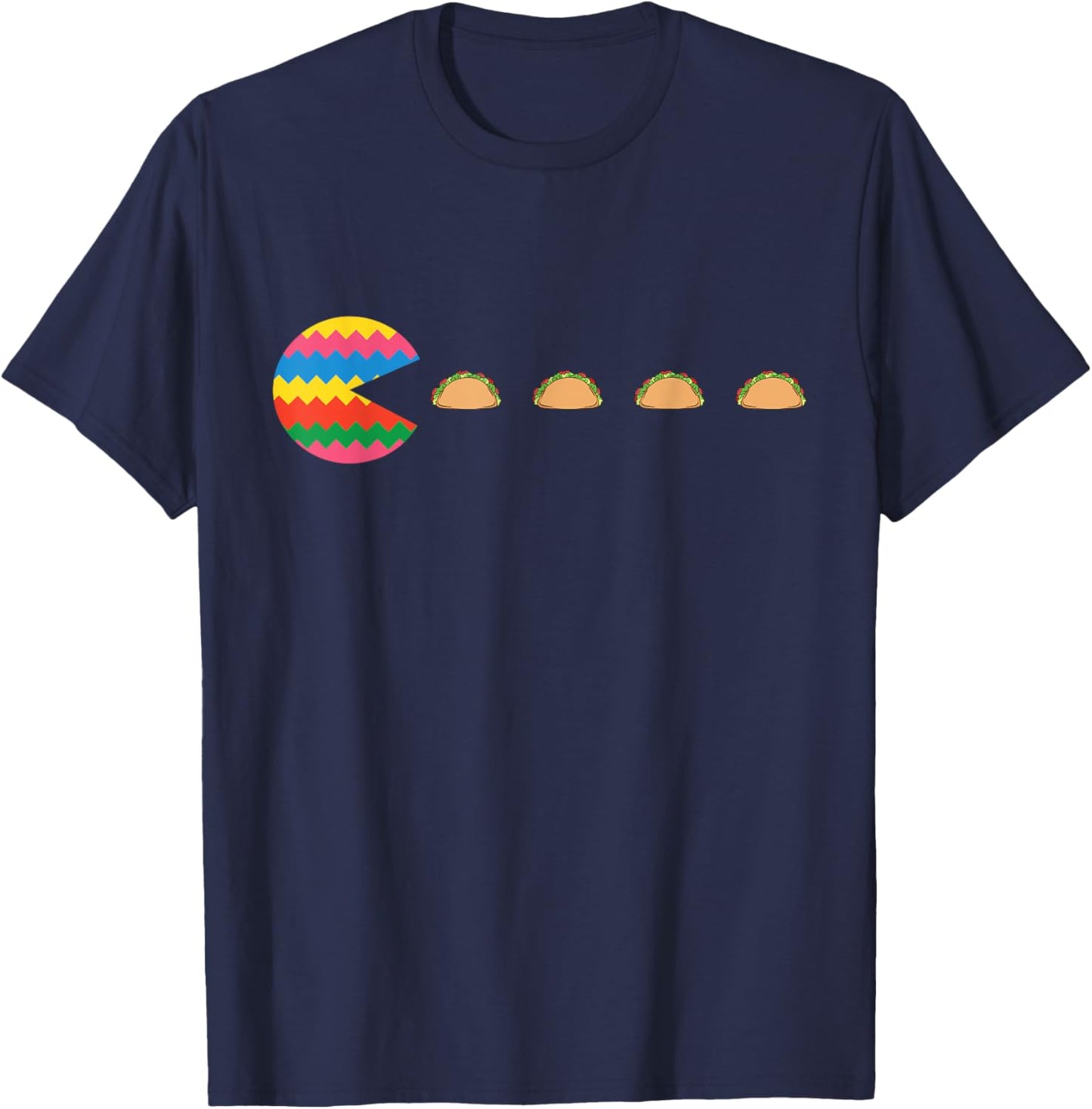 Taco Cinco De Mayo Funny Video-Game Mexican Fiesta Gamer T-Shirt - T-Shirt | Navy