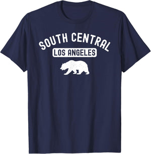 South Central Los Angeles Street LA Slauson Crenshaw 323 LA T-Shirt - T-Shirt | Navy