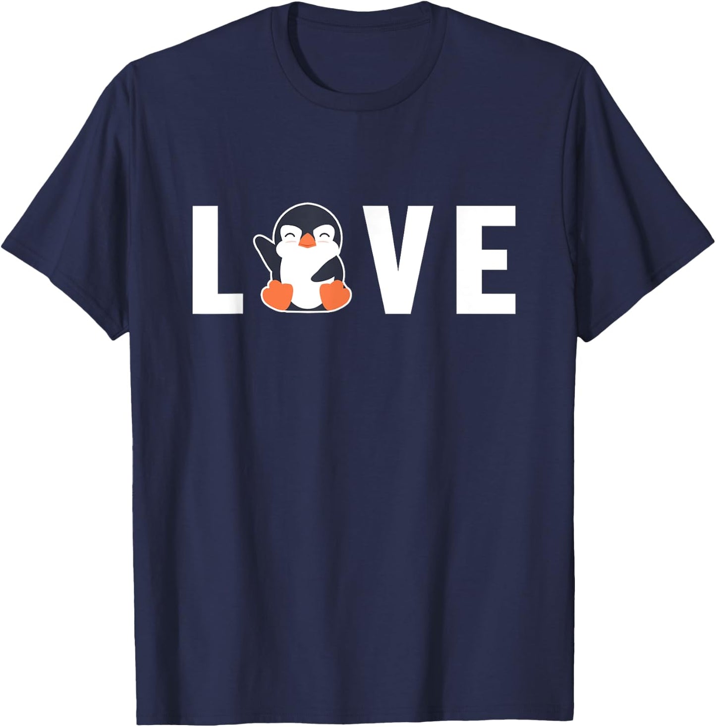 Love Sea Bird King Emperor Penguin Lover Penguin T-Shirt - T-Shirt | Navy