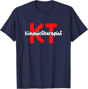 Kinesiologist Kinesiotherapist Kinesiology Kinesio Tape T-Shirt - T-Shirt | Navy