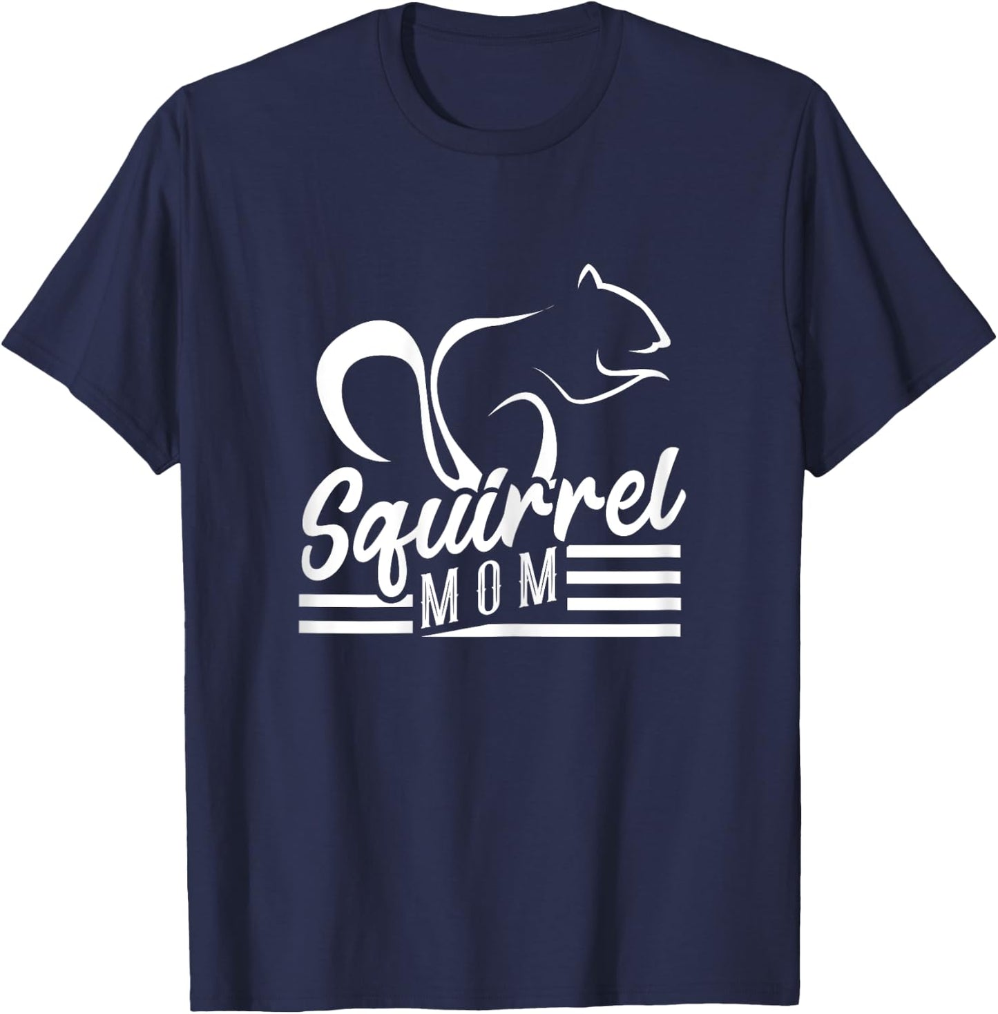 Squirrel Mom Rodent Acorn Forest Animal Flying Squirrel T-Shirt - T-Shirt | Navy