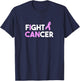 I Can Fight Breast Cancer Awareness Month 202 Pink T-Shirt - T-Shirt | Navy