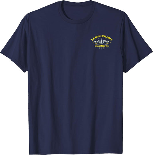 U.S Submarines Forces Silent Service Patriotic Veterans Day T-Shirt - T-Shirt | Navy