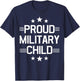 Purple Proud Military Child - Month of the Military Child T-Shirt - T-Shirt | Navy