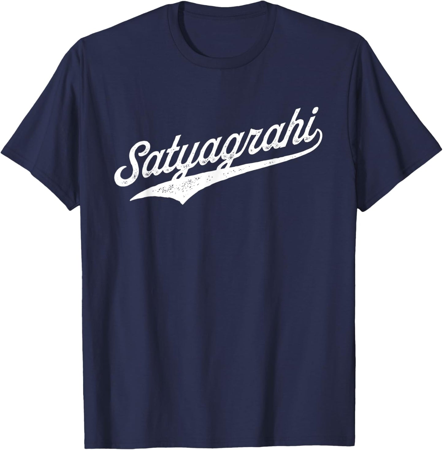 Satyagrahi - Satyagraha - Ahimsa - Yoga Sutras T-Shirt - T-Shirt | Navy