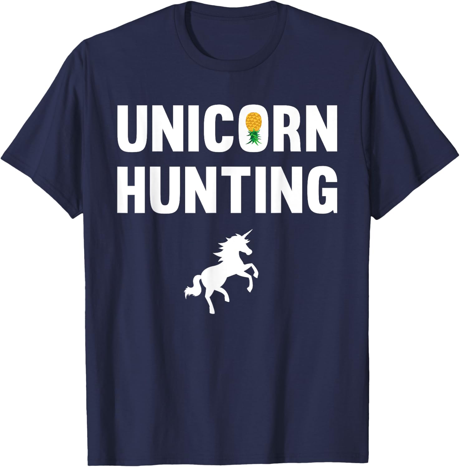 Unicorn Hunting Funny Swingers Polyamory Couple Swinging T-Shirt - T-Shirt | Navy