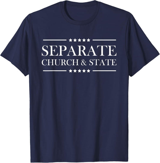 Separate Church And State Separation Of Church And State USA T-Shirt - T-Shirt | Navy