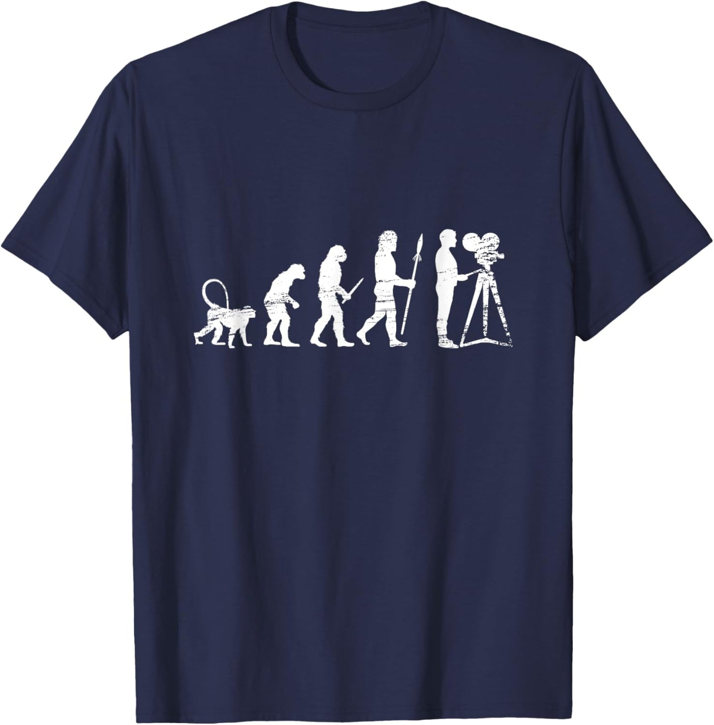 Evolution Cameraman T-Shirt - T-Shirt | Navy