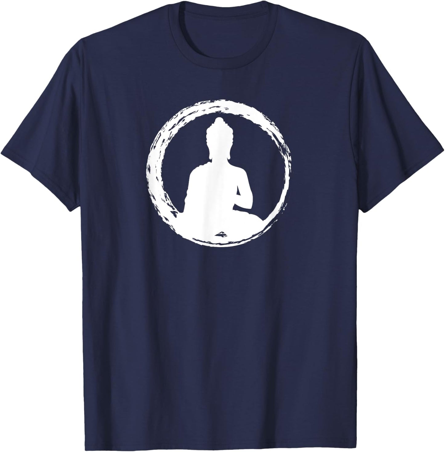 Zen Symbol Buddha Design Gautama Buddha Meditation T-Shirt - T-Shirt | Navy