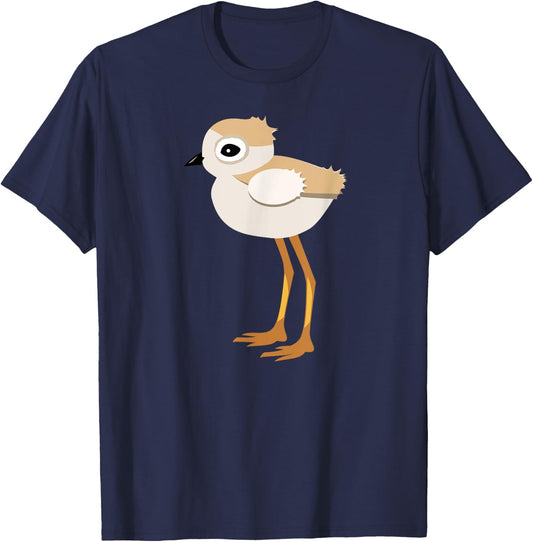 Piping Plover Baby Sandpiper T-Shirt - T-Shirt | Navy