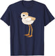 Piping Plover Baby Sandpiper T-Shirt - T-Shirt | Navy