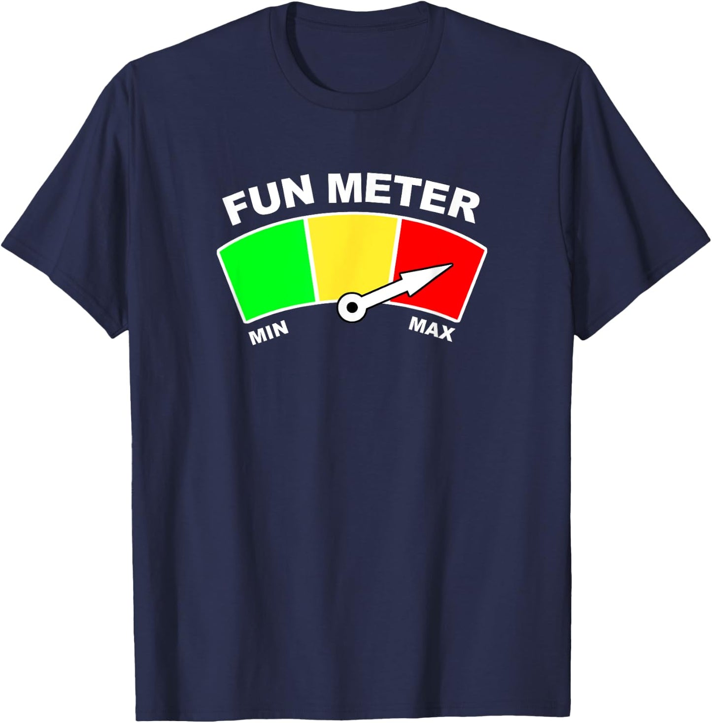 Ready For Fun Collection Fun Meter T-Shirt - T-Shirt | Navy