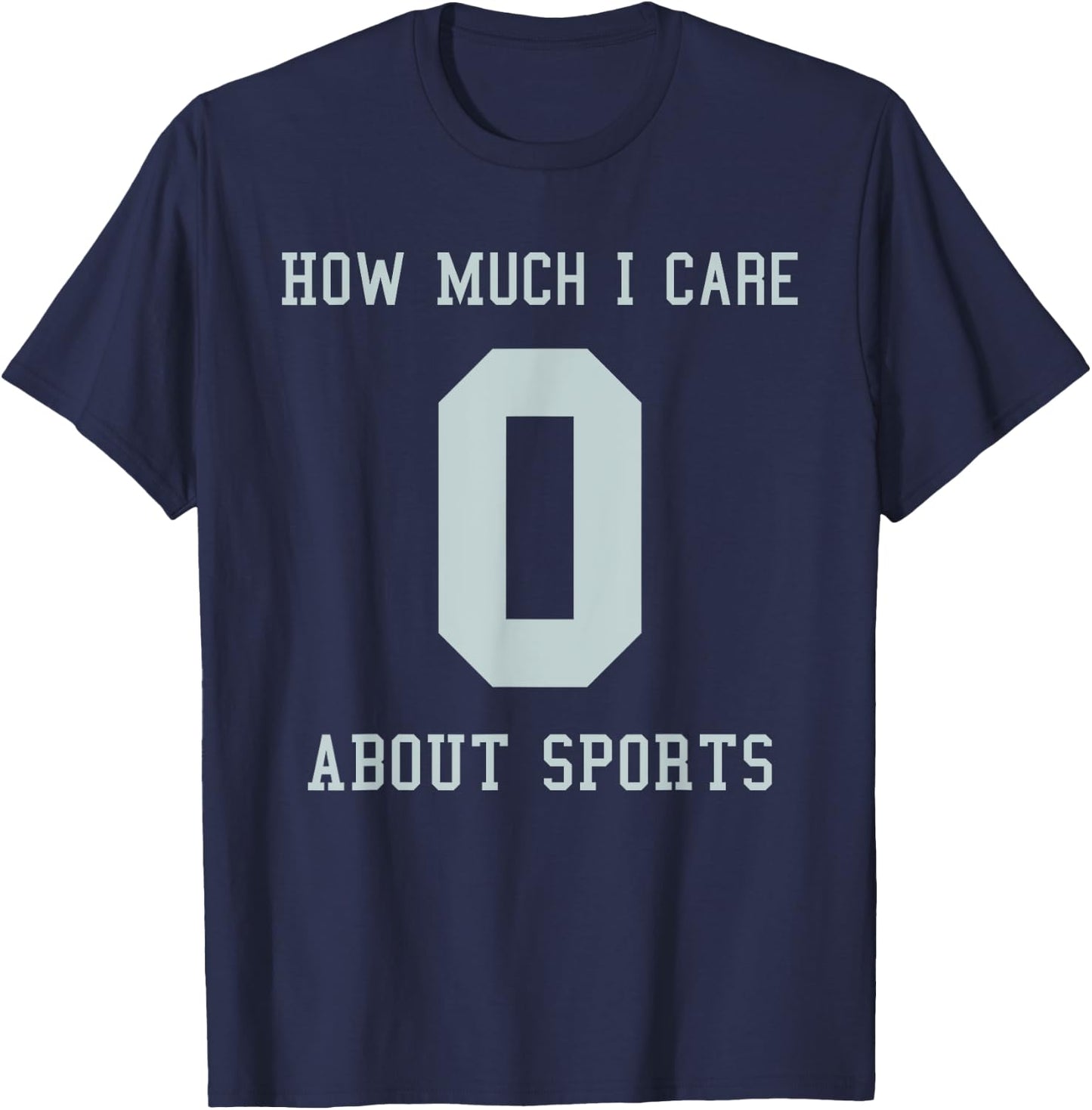Funny Sports Jersey Costume For Anti Sport People T-Shirt - T-Shirt | Navy