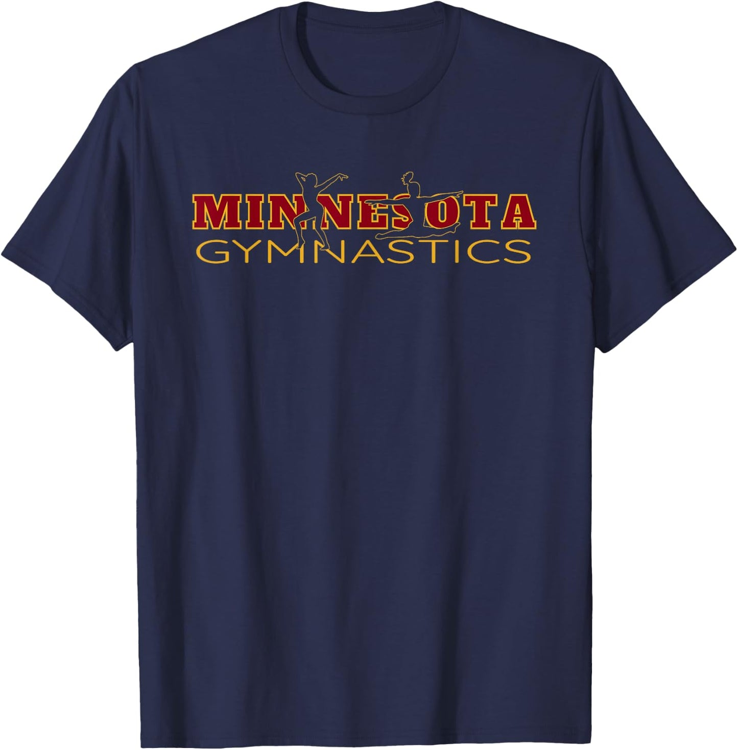 Minneapolis Acro Girl Tumbling Team Minnesota Gymnastic T-Shirt - T-Shirt | Navy
