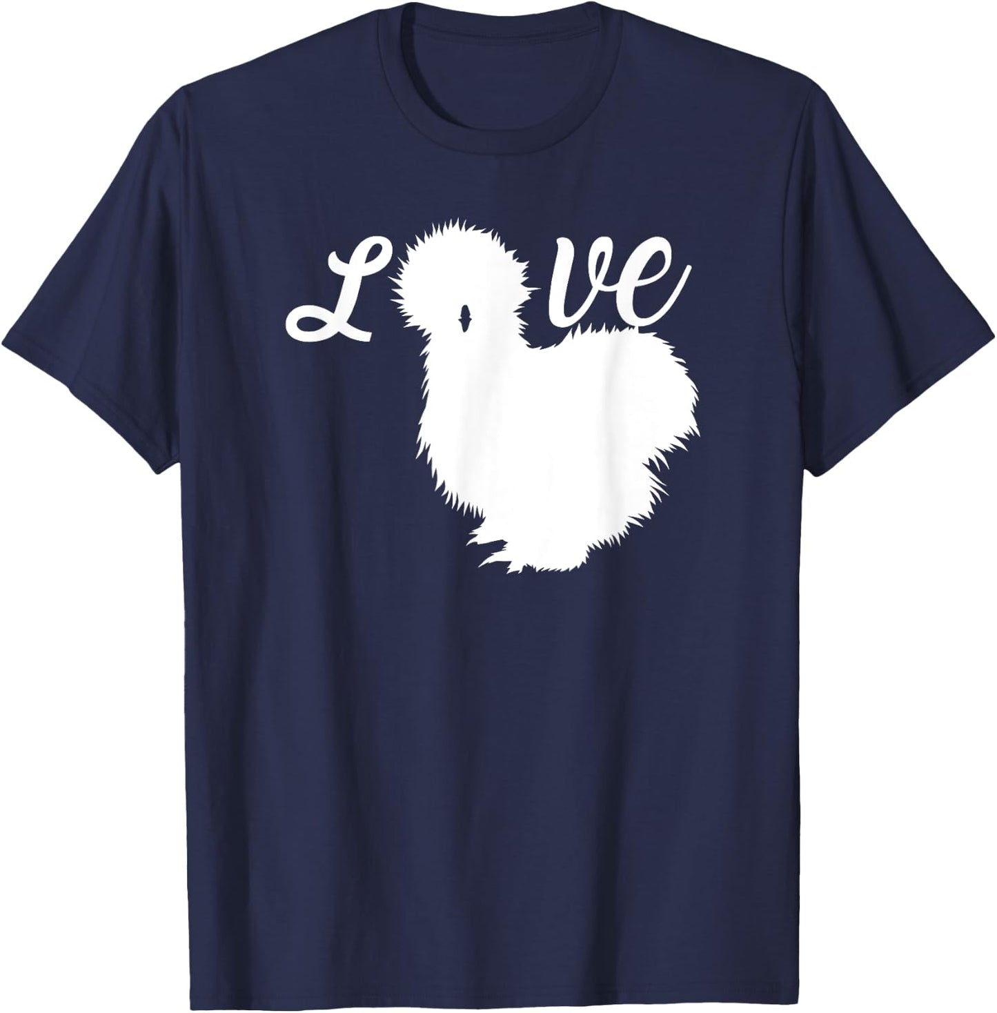 Silkie Chickens Chicken Chickens Whisperer Chicken Lover T-Shirt - T-Shirt | Navy