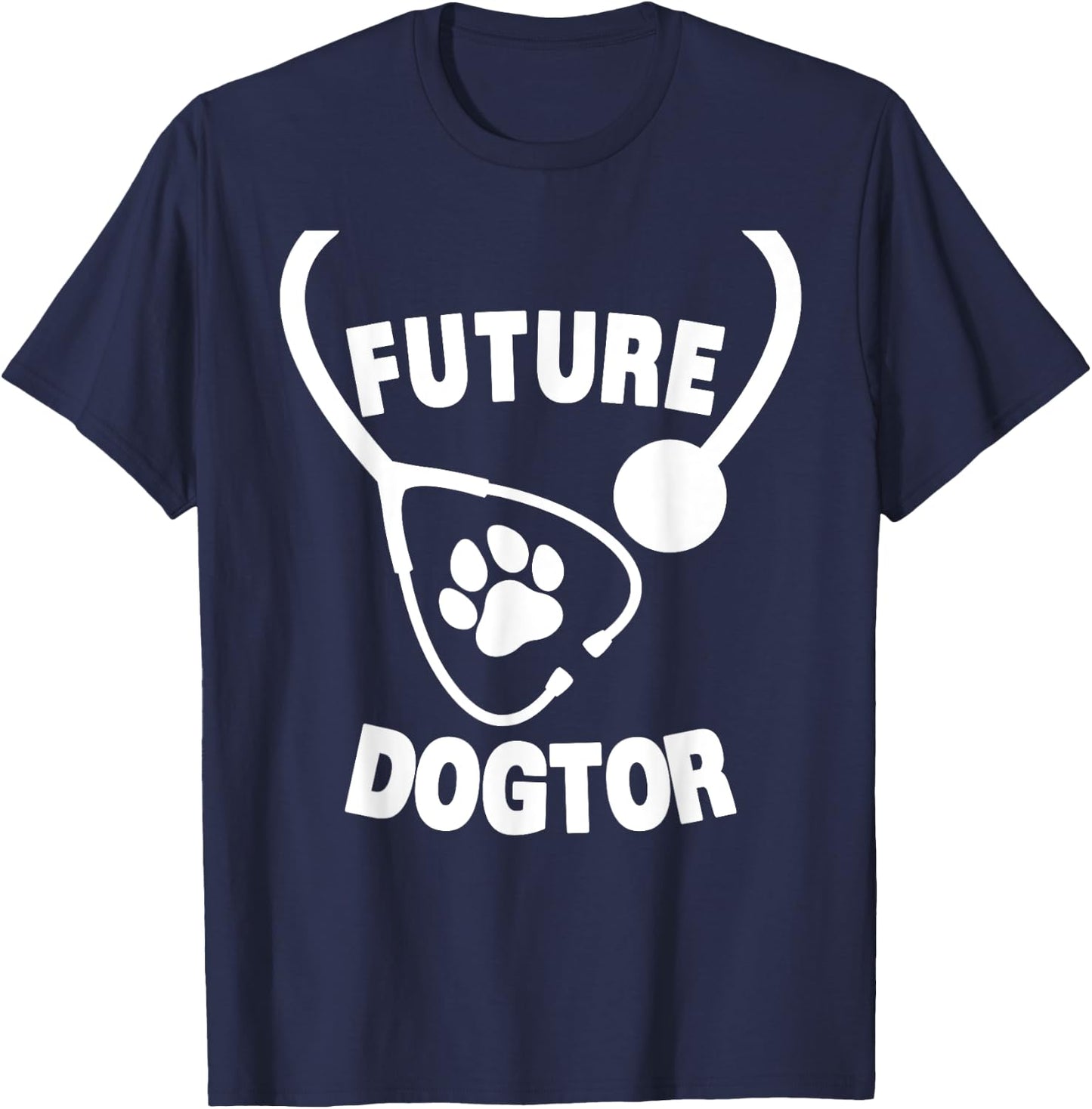 Funny Future Veterinarian Design Women Vet Assistant T-Shirt - T-Shirt | Navy
