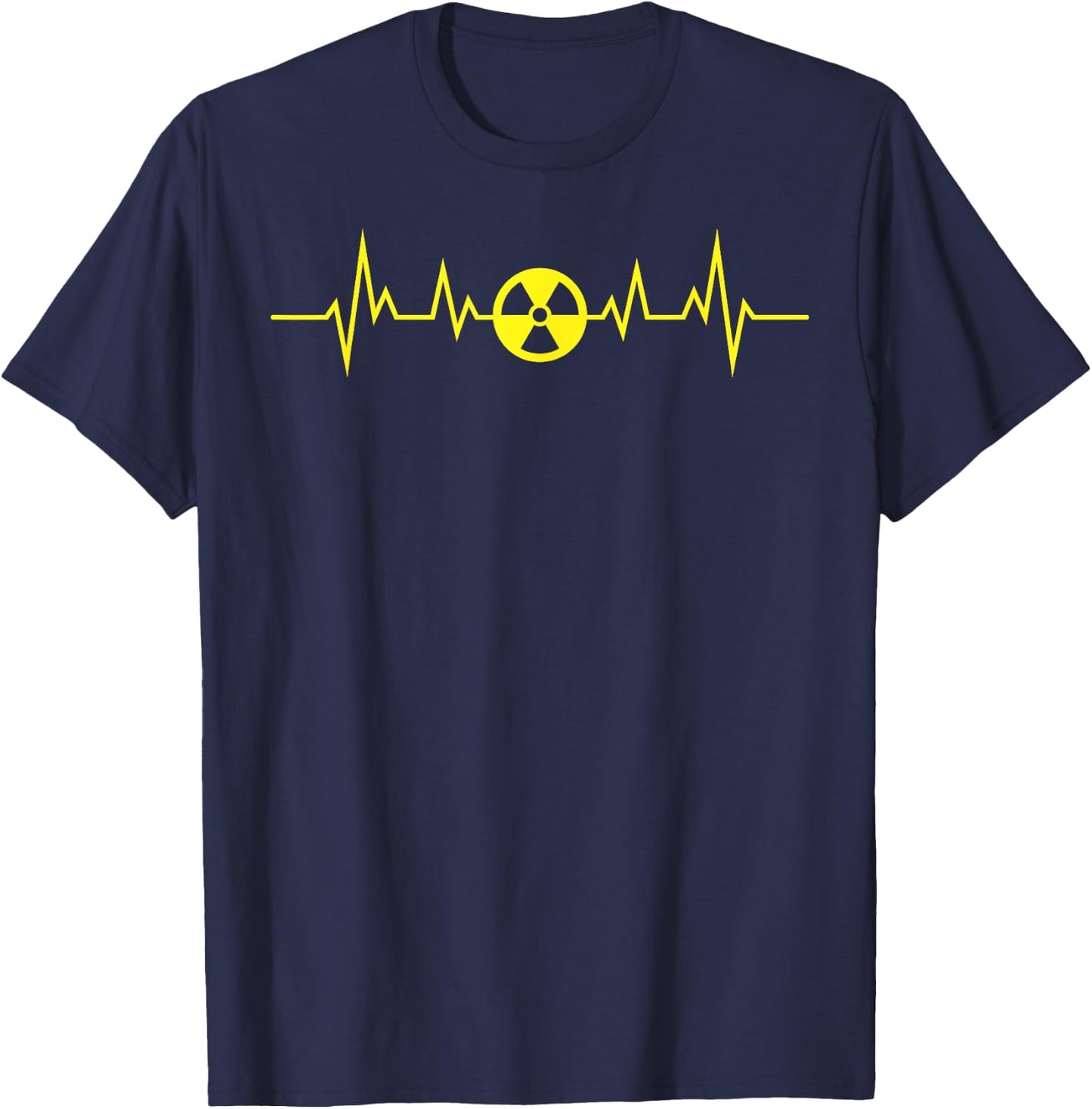 Funny Nuclear Radioactive Symbol Design Rad Tech Radiology T-Shirt - T-Shirt | Navy