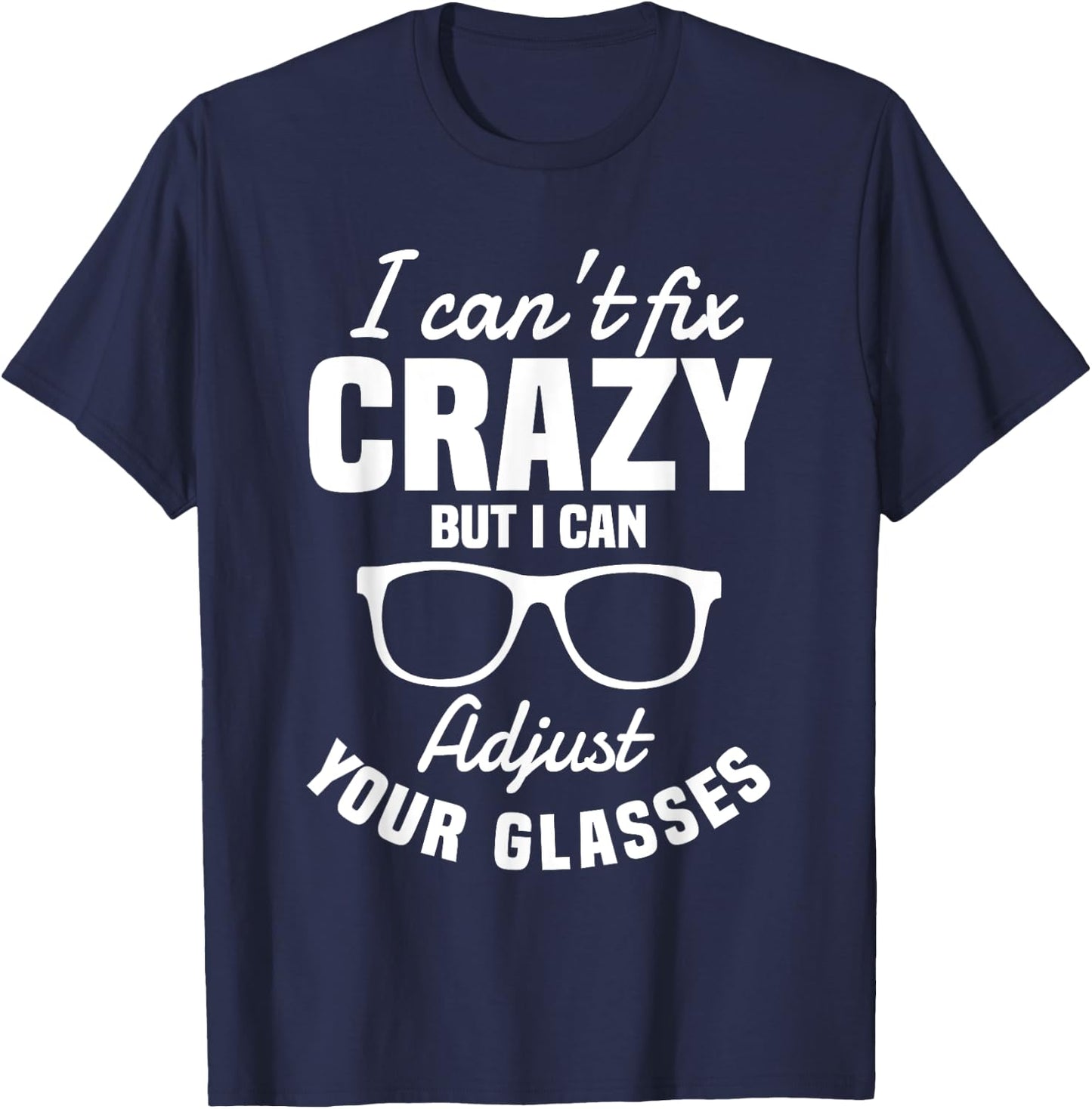 Optician Eye Optometrists Doctor T-Shirt - T-Shirt | Navy