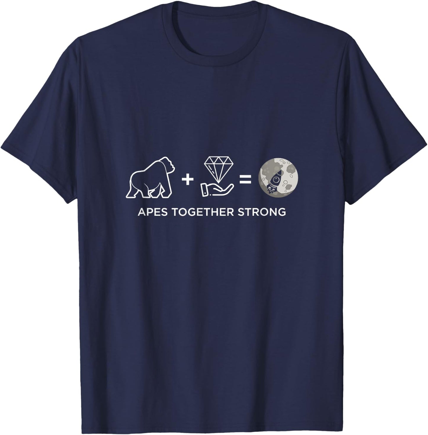 Apes Together Strong T-Shirt - T-Shirt | Navy