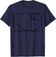 Sheldon Nerdy Golden Spiral Math Teacher Student Gift Men Women Girls Kids T-Shirt - T-Shirt | Navy