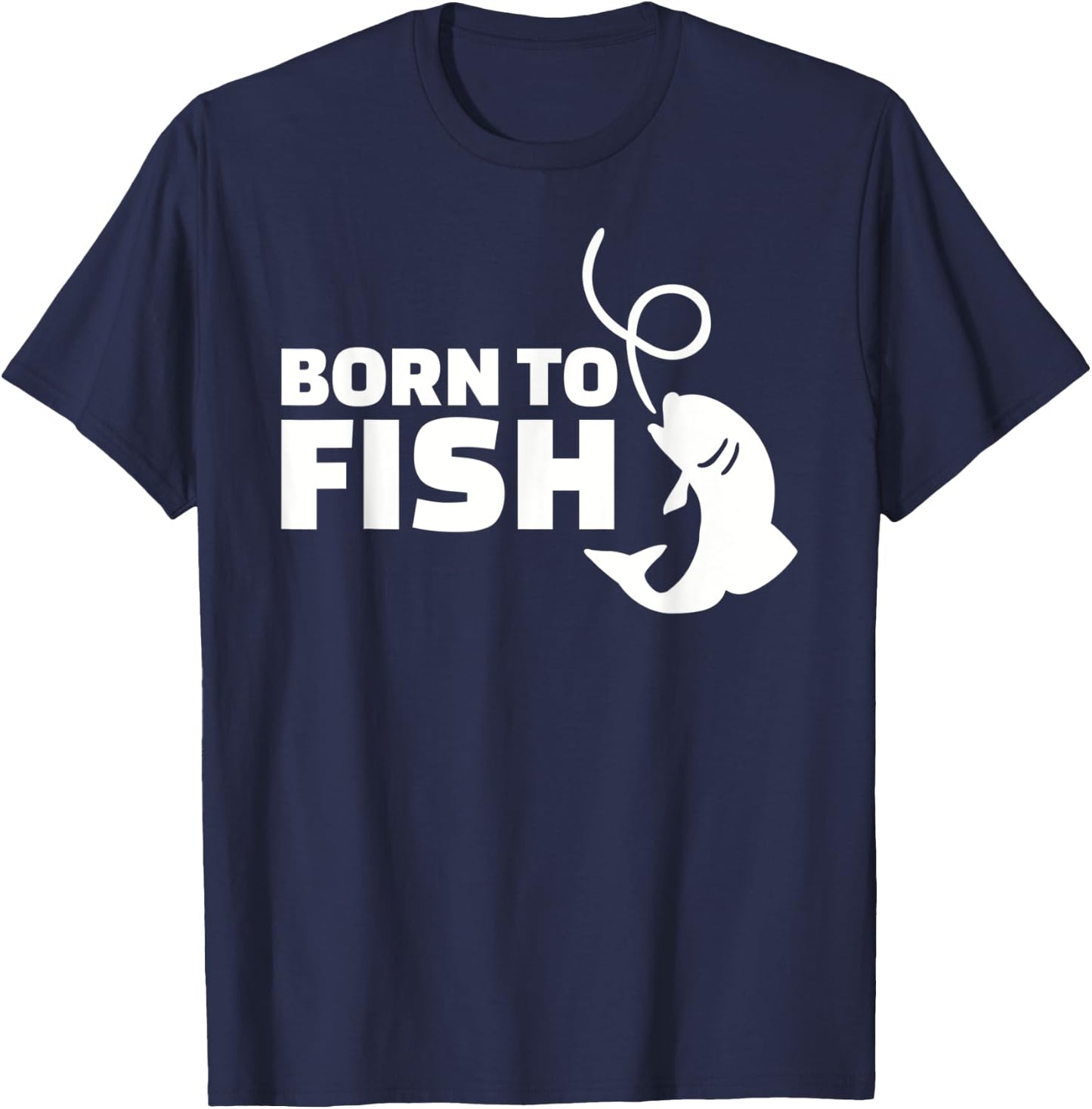 Born to fish T-Shirt - T-Shirt | Navy