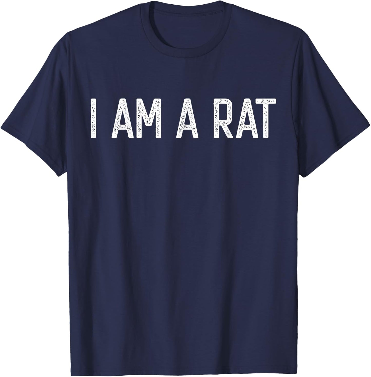 Halloween I am a Rat Funny Rats Lover I Heart Rat T-Shirt - T-Shirt | Navy