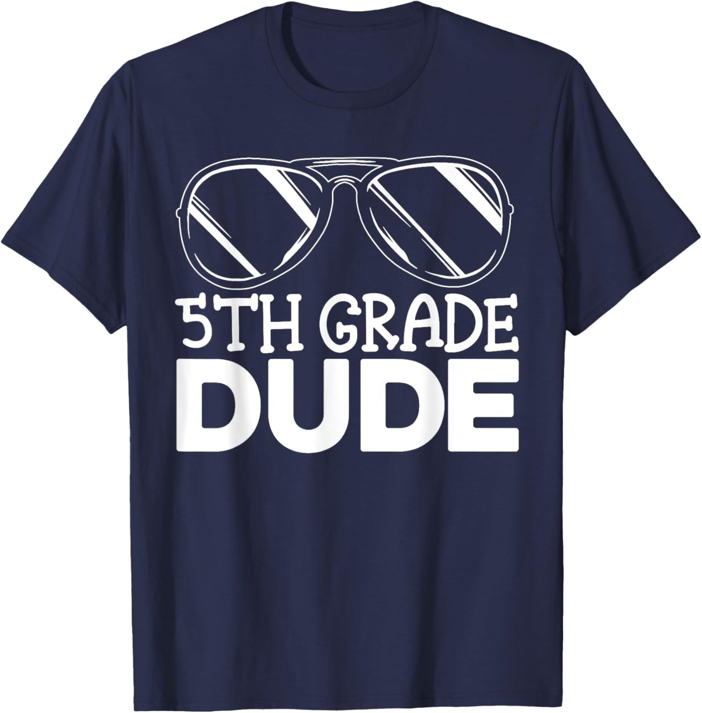 5th Grade Dude First Day Of School Boys Back To School T-Shirt - T-Shirt | Navy