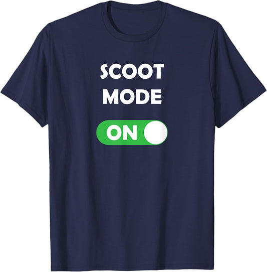 Scoot Mode On T-Shirt - T-Shirt | Navy