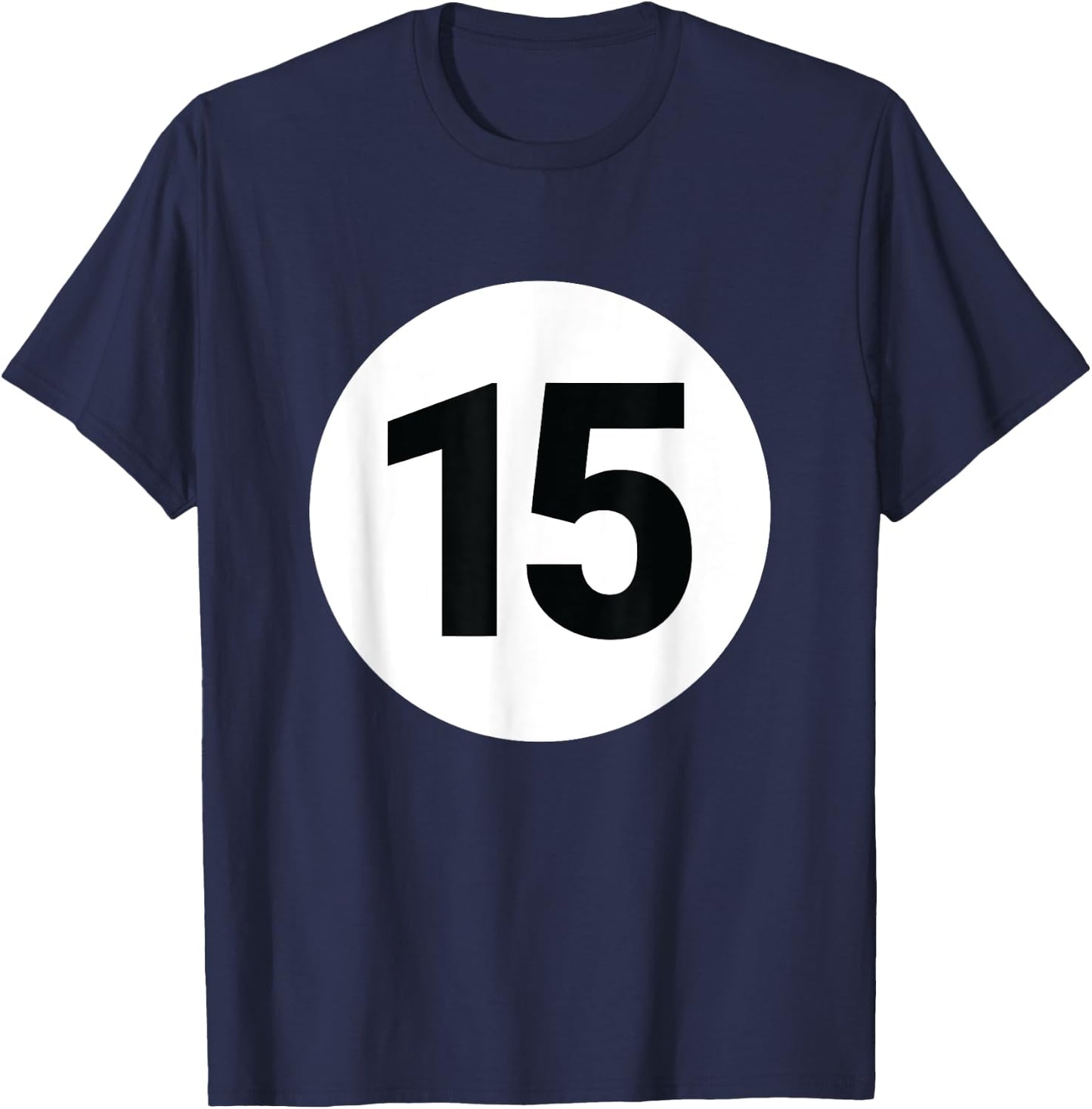 8 Pool Ball 15 Billiards Costume Halloween Group Matching T-Shirt - T-Shirt | Navy