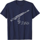 Flute Player Flutist Marching Band Music Lover Musician T-Shirt - T-Shirt | Navy