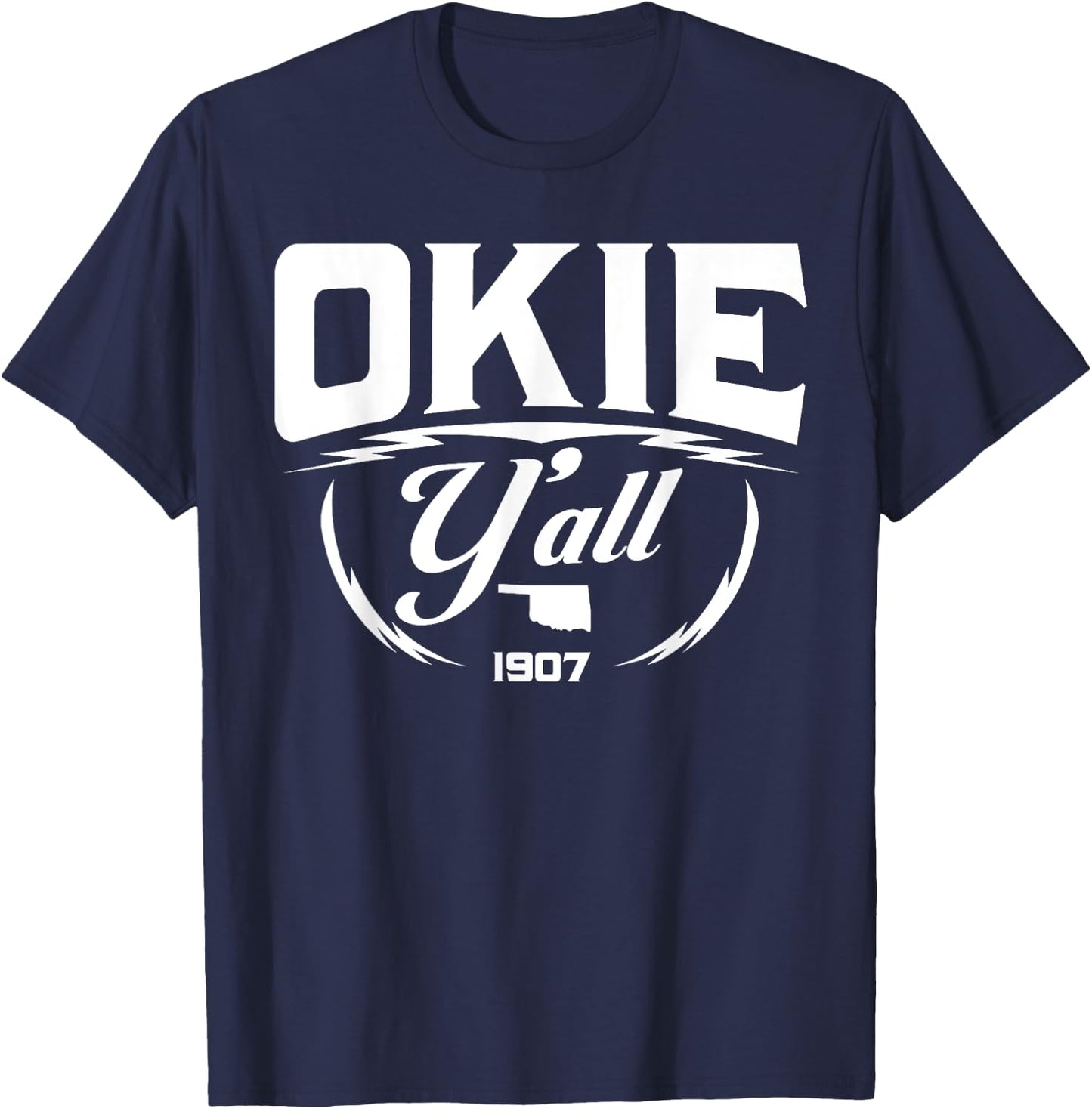 Okie Y'all T-Shirt - T-Shirt | Navy