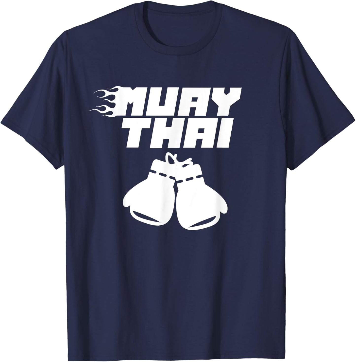 Muay Thai Martial Arts Fighter Hobby Boxing T-Shirt - T-Shirt | Navy