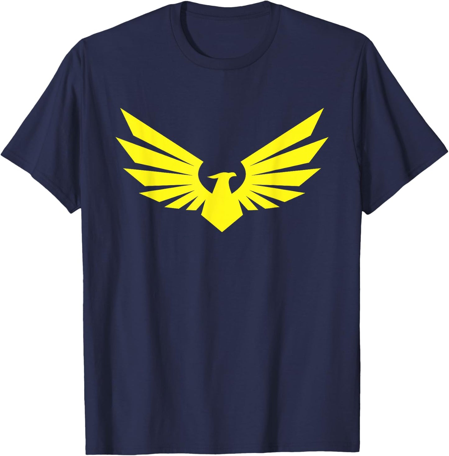 Yellow Phoenix 10 Life Rebirth Longevity Magic Renewal Gift T-Shirt - T-Shirt | Navy