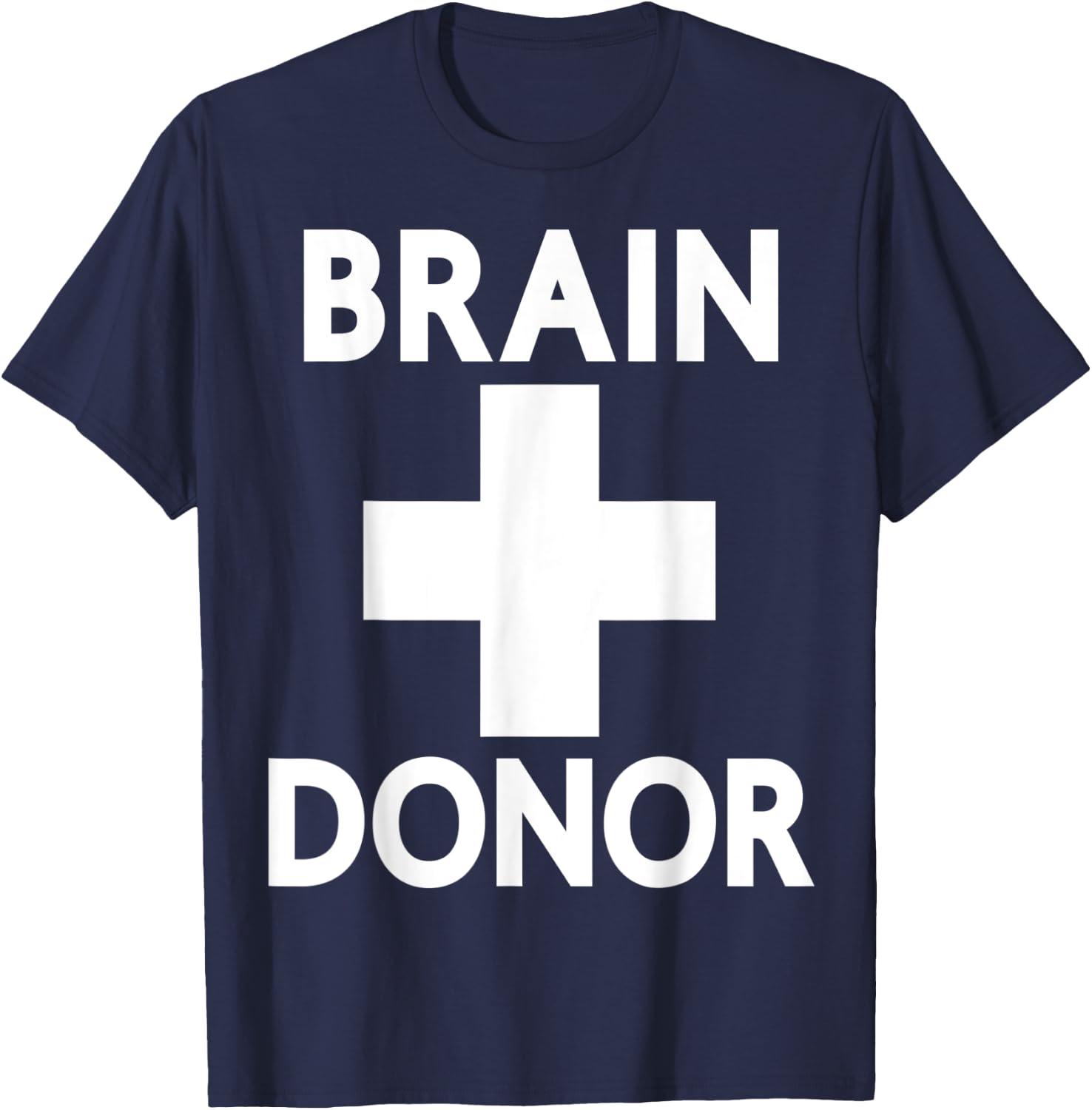 Zombie Brain Donor Dispenser Funny Halloween Costume Men Boy T-Shirt - T-Shirt | Navy
