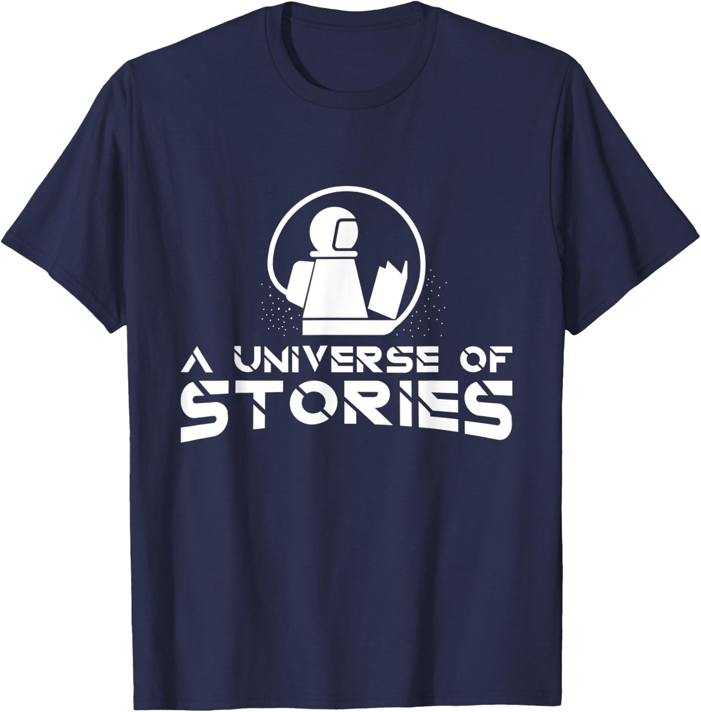 Summer Reading 2019 A Universe of Stories Library Logo Shirt Women Kids T-Shirt - T-Shirt | Navy
