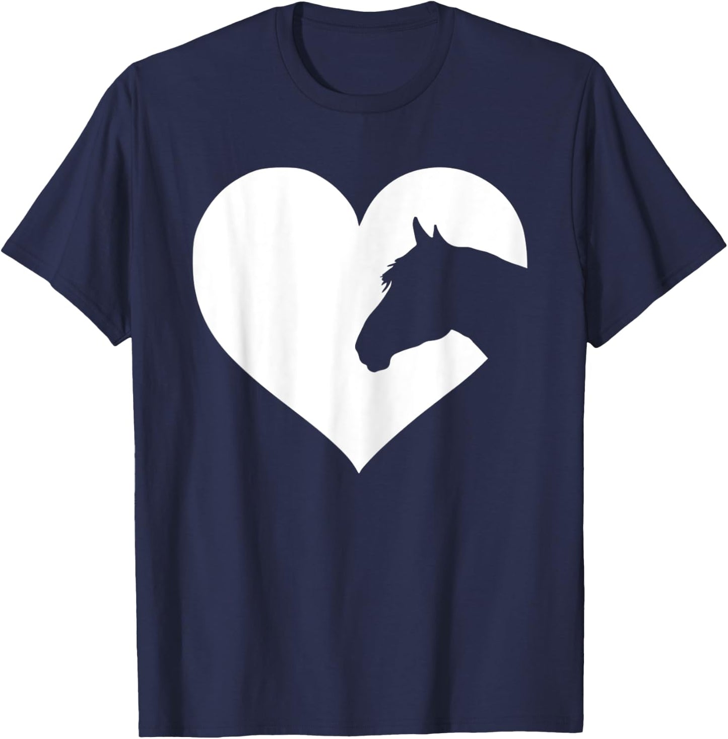 Horse lover Gift girls & women who love horses T-Shirt - T-Shirt | Navy