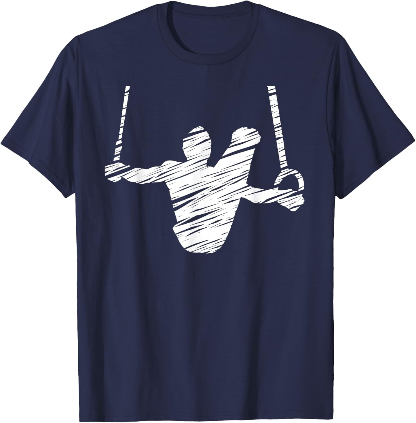 Motif gymnastics gymnast gymnastics fan vintage T-Shirt - T-Shirt | Navy