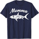 Momma Shark Fun Family T Shirt T-Shirt - T-Shirt | Navy