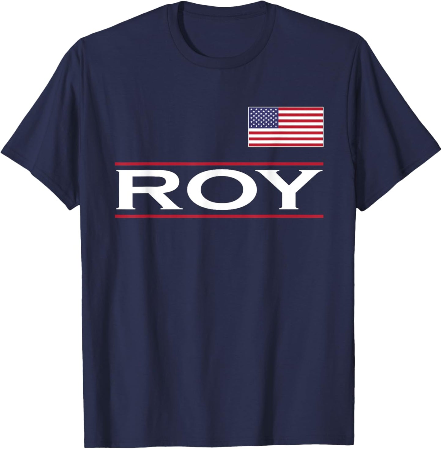 ROY Personalized Name Funny Birthday Gift T-Shirt - T-Shirt | Navy